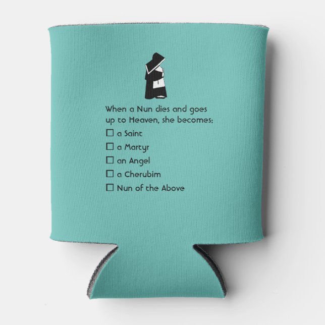 Nun Fun - sauber Spaß, Nun Heaven Joke Dosenkühler (Vorderseite)