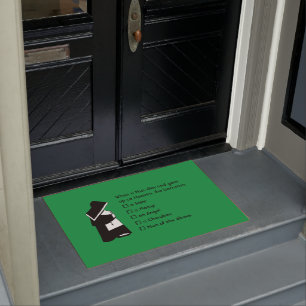 Nun Fun - sauber Spaß, Nun Heaven Joke Fußmatte