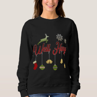 Nun Hung Funny Christmas Innuendo Xmas Strumpf H Sweatshirt