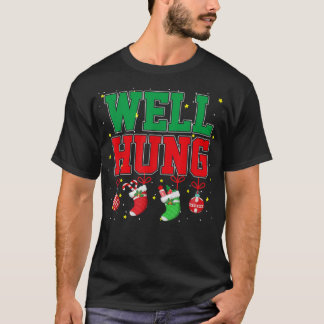 Nun, Hung Weihnachten lustige Weihnachts-Strumpf G T-Shirt