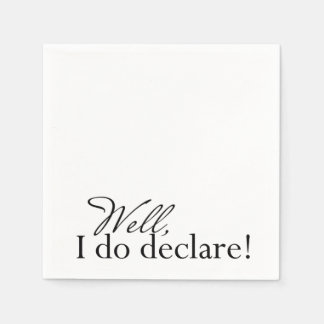 Nun, ich Declare! Serviette