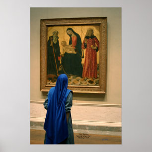 Nun, Painting, National Gallery of Art Poster