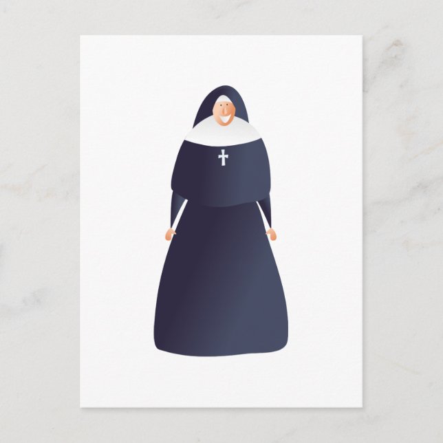 Nun Postkarte (Vorderseite)