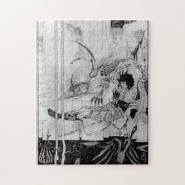 Nun sah König Arthur die Questing Bestie Puzzle (Vertikal)