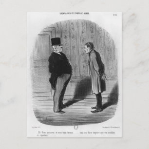 Nun, Sir, was ist mit meinen drei Begriffen?' Postkarte