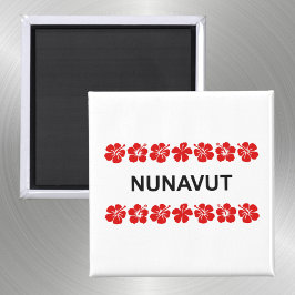 Nunavut Aloha Bands Red Light Color Magnet