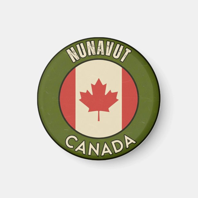Nunavut Kanada Magnet (Vorne)