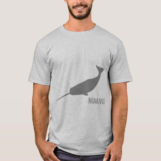 Nunavut Narwhal T-Shirt (Vorderseite)