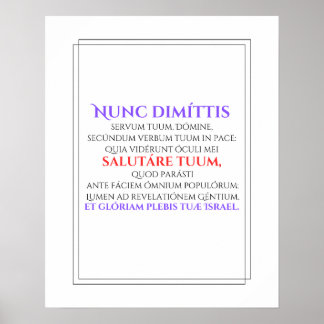 Nunc Dimittis Poster