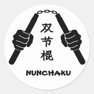 Nunchaku Aufkleber