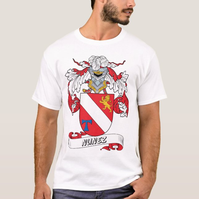 Nunez-Familienwappen T-Shirt (Vorderseite)