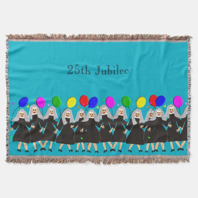 Nuns 25. Silver Jubilee Woven Blanket #5 Decke (Vorderseite)