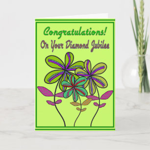 Nuns Diamond Jubilee 75. Jahr des Dienstes Karte