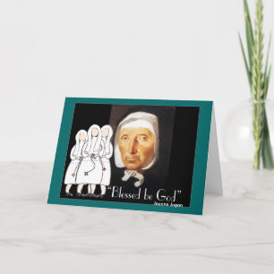 Nuns Golden und Silver Jubilee Geschenke Karte