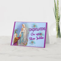 Nuns Silver Jubilee Geschenke und Karten