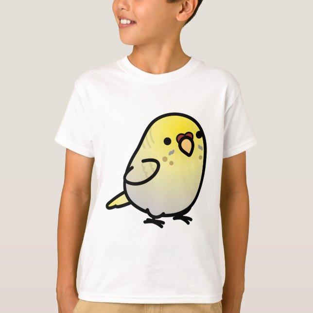 Nunu die Chubby Budgie T-Shirt (Vorderseite)