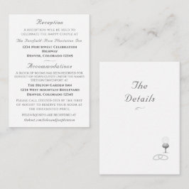 Nuptial Grace Catholic Wedding  Begleitkarte