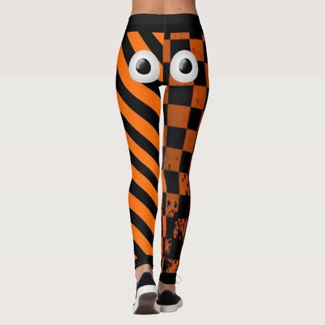 Nur 1/2 Crazy Eyeballs Leggings (Rückseite)