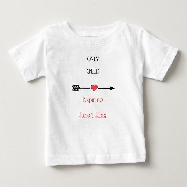 Nur Ablaufdatum für das Kind Baby T-shirt (Vorderseite)