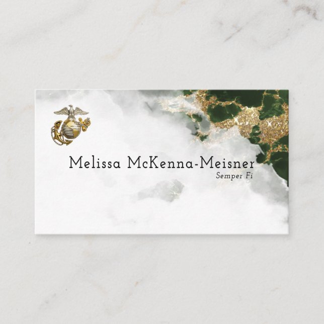 NUR ALS Beispiel 4 Melissa Business Card Visitenkarte (Vorderseite)