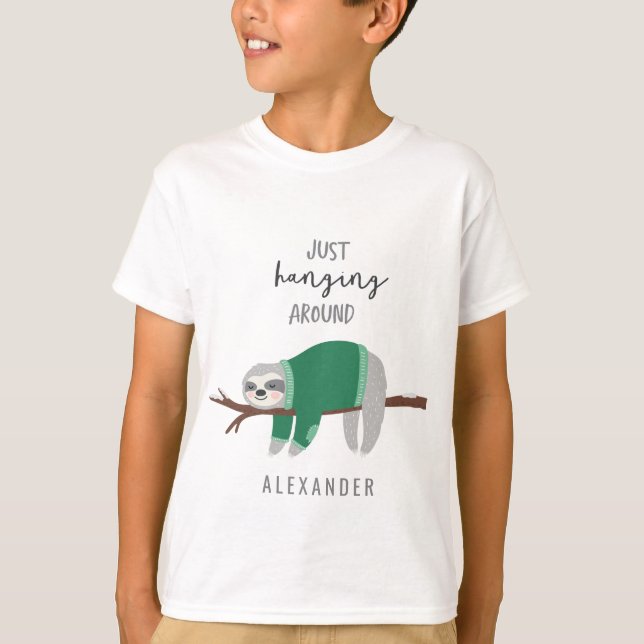 Nur am Hang hängen T-Shirt (Vorderseite)