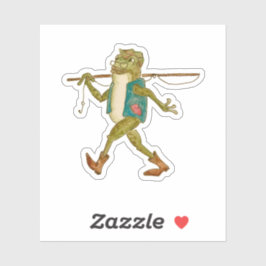 Nur angeln...und gut damit! aufkleber