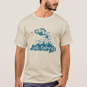 Nur aquamarinen T - Shirt fischen
