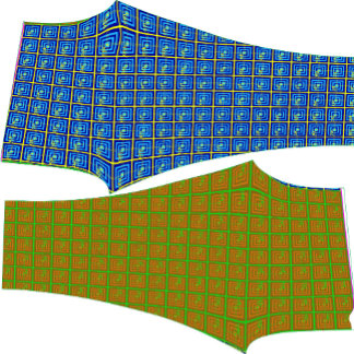 nur Aspekt/Dicke Leinwanddruck