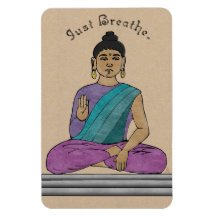 Nur Atmen (flexibler Magnet)