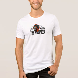 NUR AUF HALLOWEEN WARTEN Tri-Blend SHIRT
