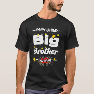 Nur Aufkleber für das Comic der Kinderbruder T-Shirt