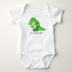 Nur aus der Muschel Dino Baby Strampler