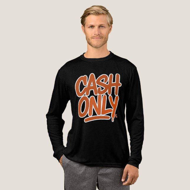 Nur Bargeld - T-Shirt Tri-Blend Shirt (Volle Vorderseite)