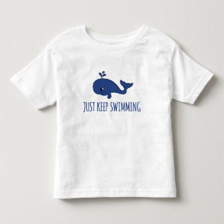 Nur Behalt des Schwimmwals Kleinkind T-shirt