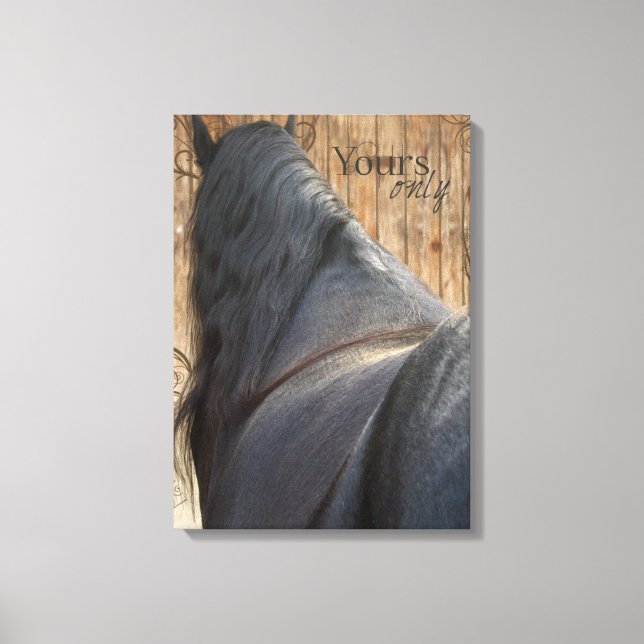 Nur bei Ihnen - gepanzerte Canvas Leinwanddruck (Vorderseite)