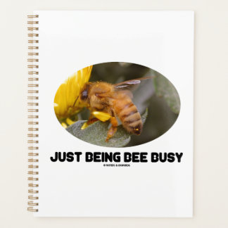 Nur beschäftigt zu sein (Bee on Yellow Blume) Planer