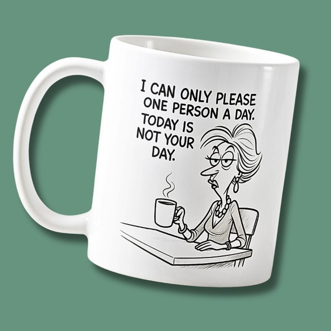 Nur bitte eine lustige Sarcastic Office Lady Kaffeetasse (Von Creator hochgeladen)