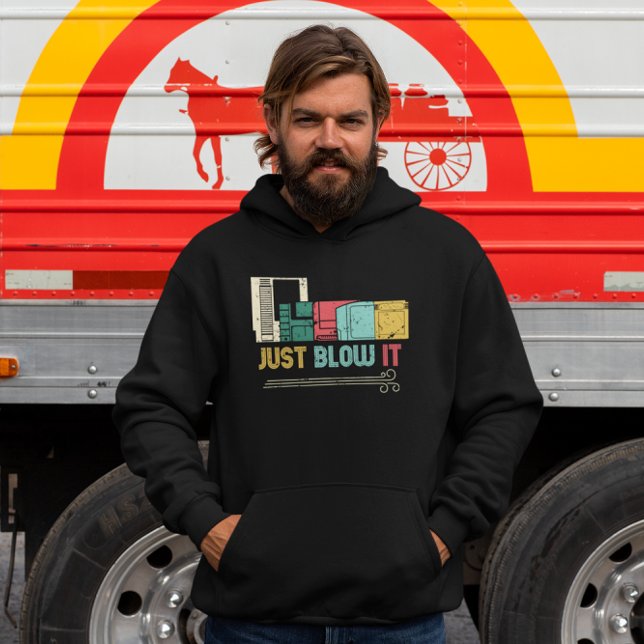 Nur blasen - Retro Gamer Hoodie (Von Creator hochgeladen)