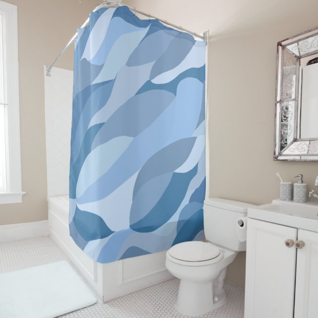 Nur blau duschvorhang (Beispiel)