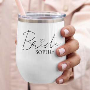 Nur Bride Vibes   Individuelle Name in elegantem S