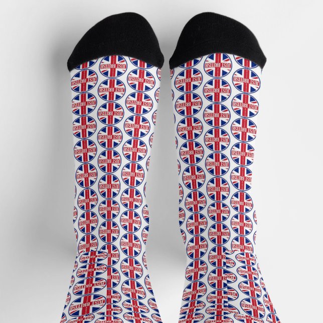 Nur britische Automobil-Magazin-Socken Socken (Oben)