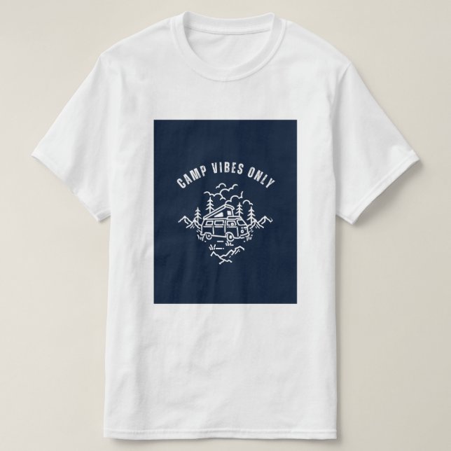 Nur Camping-Stimmung Design. T-Shirt (Design vorne)