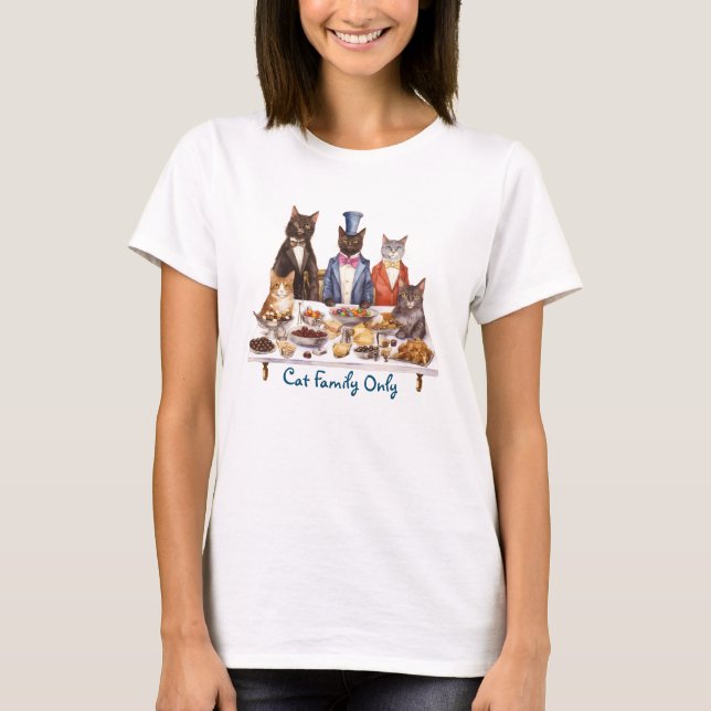 Nur Cat Family T - Shirt (Vorderseite)