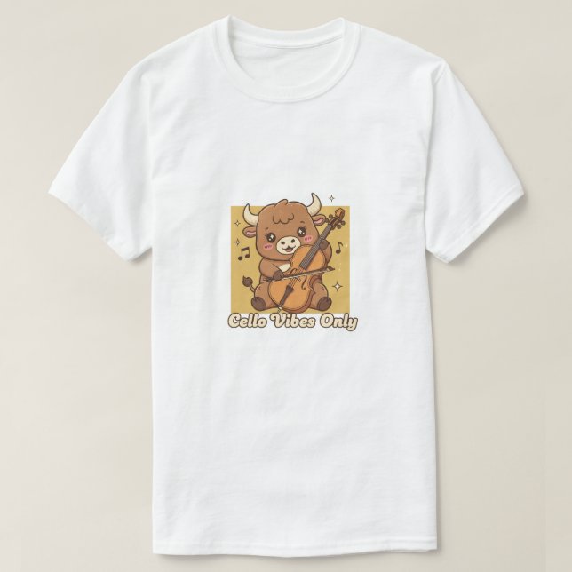 Nur Cello Vibes T-Shirt (Design vorne)