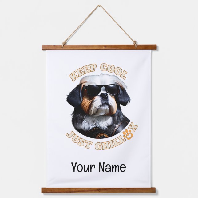 Nur Chillax! Benutzerdefiniert 26"x36" Vertikal Wandteppich Mit Holzrahmen (Vorderseite)