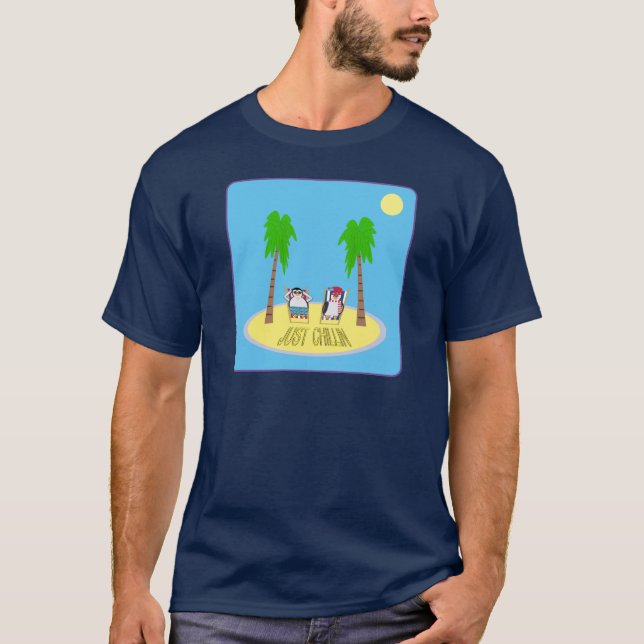 Nur Chillin Design T-Shirt (Vorderseite)