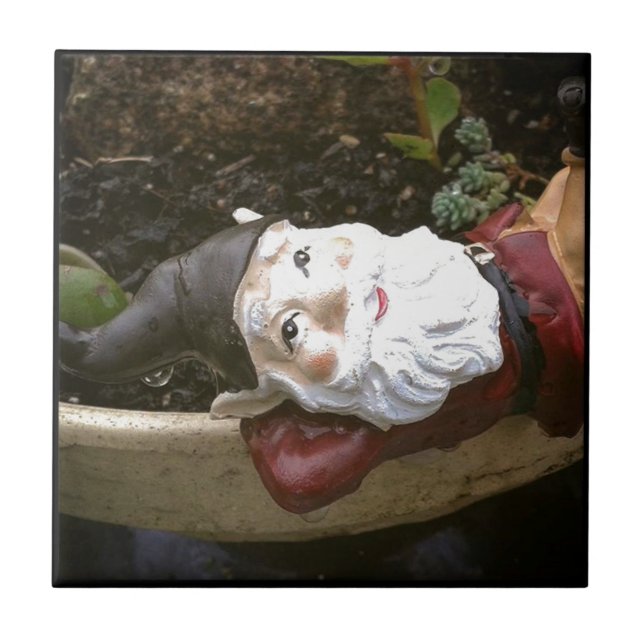 Nur Chillin, ein Garten-Genom Fliese (Vorderseite)