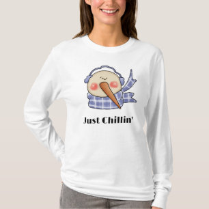 Nur Chillins Albernes Snowman-Shirt T-Shirt