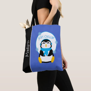 Nur Chillins Niedliche Pinguin-Tote-Tasche