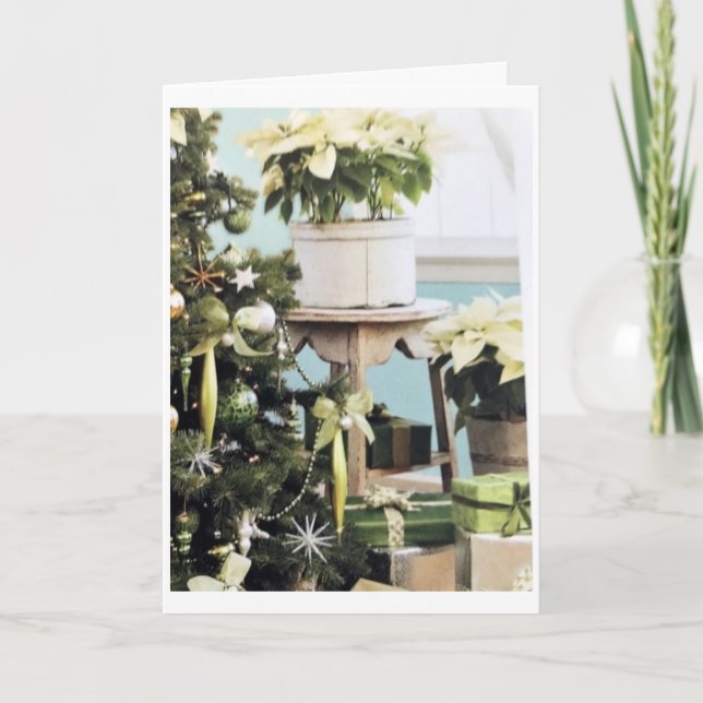 "NUR CHRISTMAS UND EIN SEHR GLÜCKLICHES NEUES JAHR KARTE (Vorderseite)